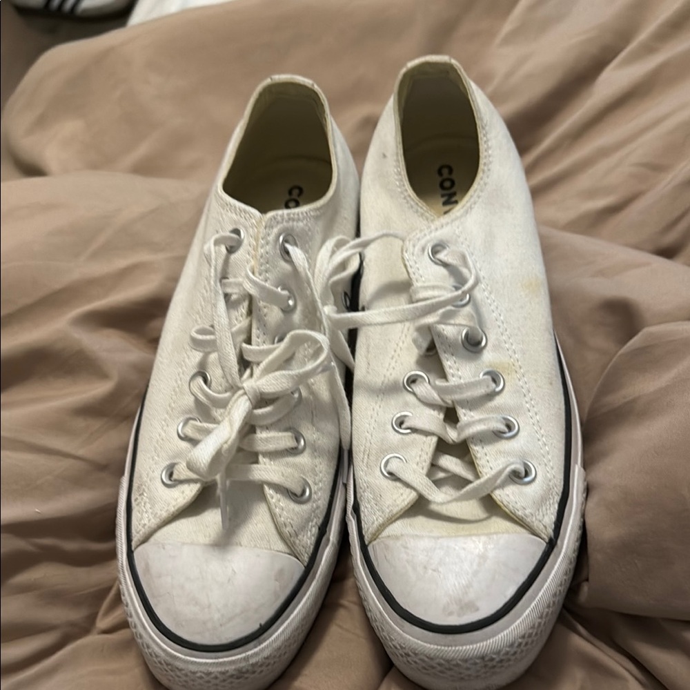 White Converse Sneakers